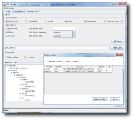 SQL注入工具  NTO SQL Invader