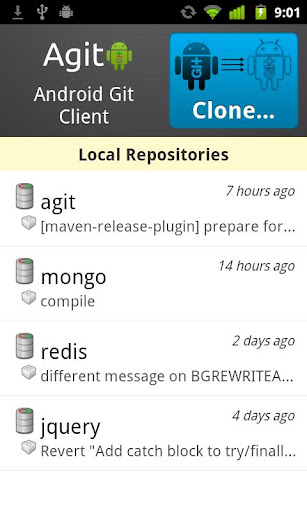Android的Git客户端 Agit