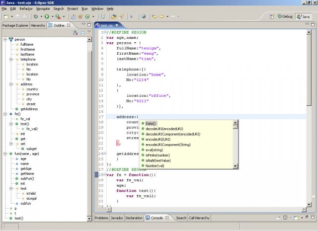 Javascript编辑器插件 Teniga