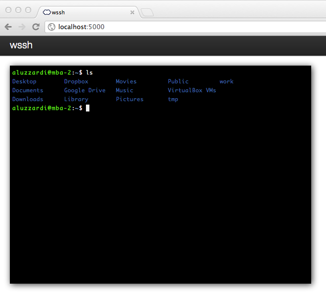 使用浏览器访问 Linux 终端 wssh