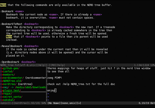 vim插件 nerdtree.vim