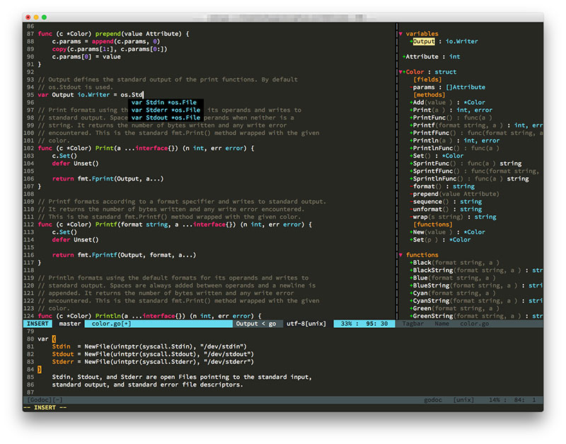 Vim 的 Go 开发插件 vim-go